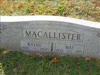 Macallister, Wayne and May